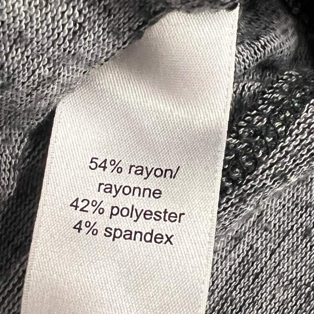 Maurices Charcoal & Light Gray Shirt - Size 1 - Picture 6 of 6